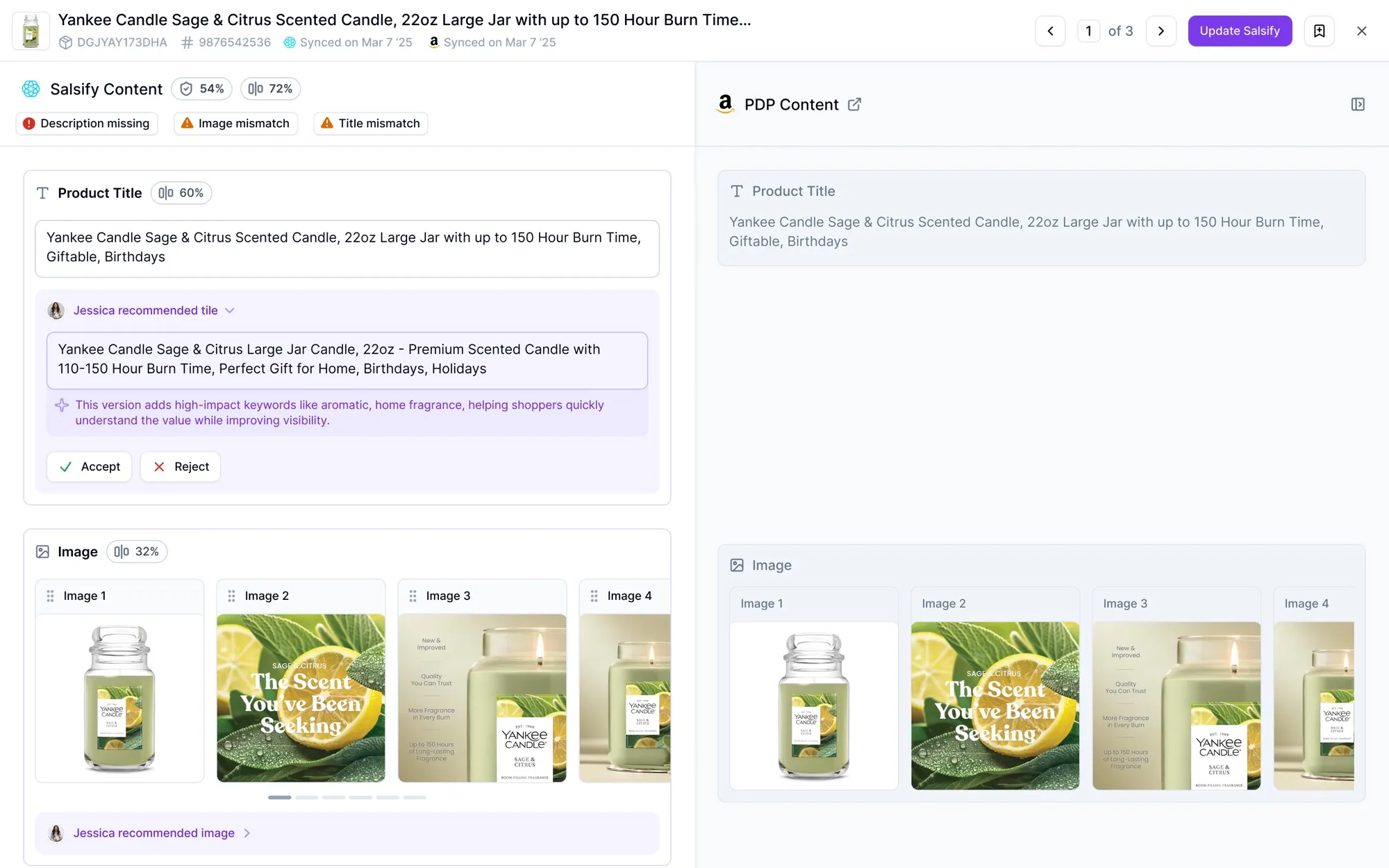 Content agent view 32