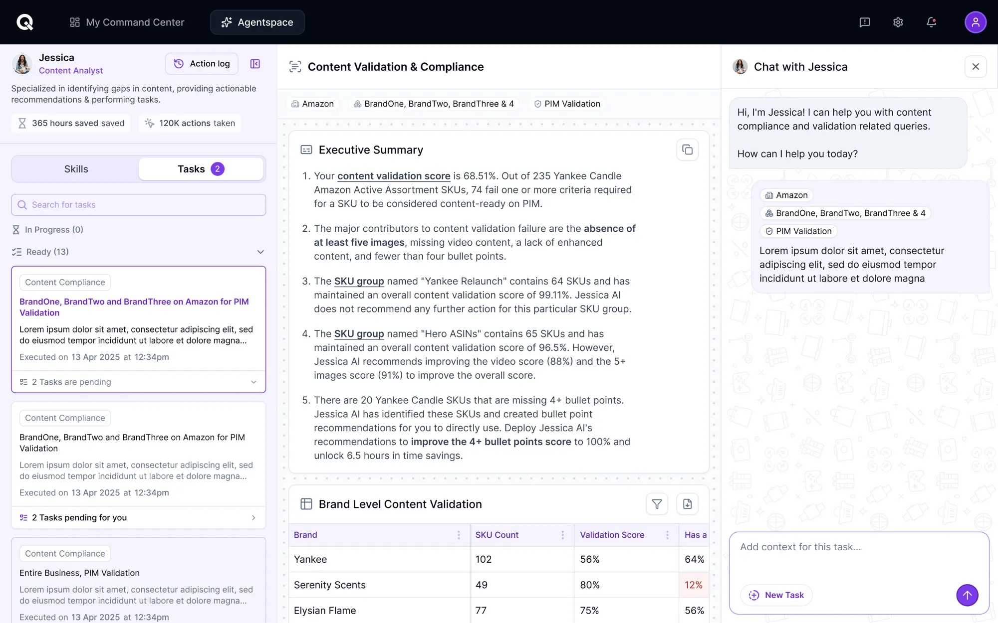 Content agent view 49