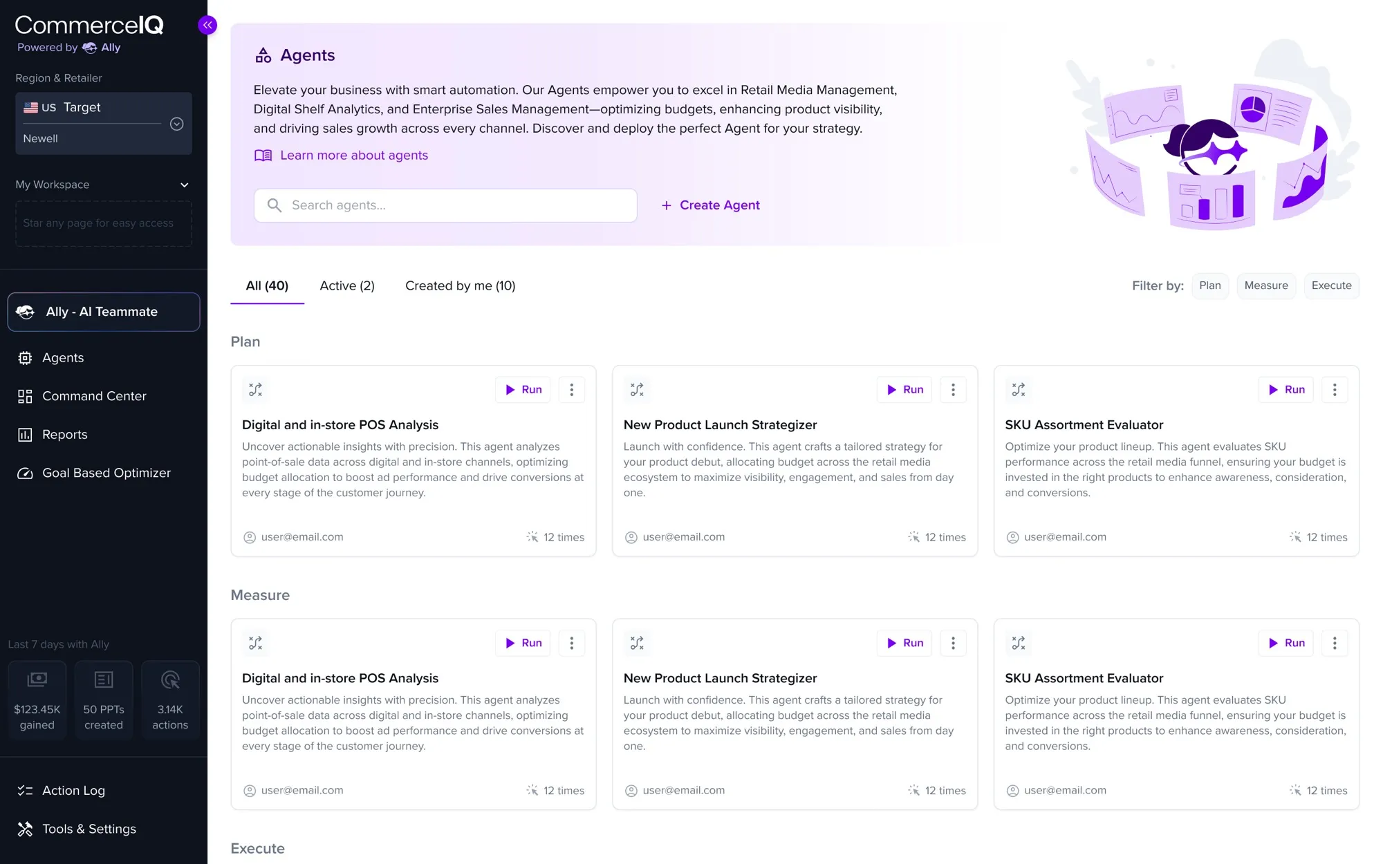 Agents marketplace