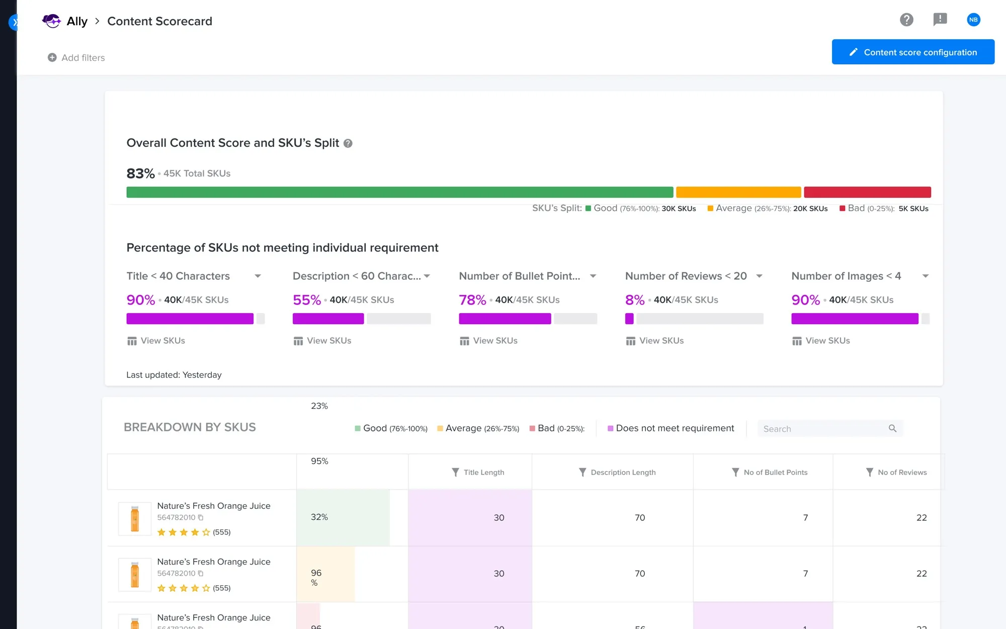 Content audit within agentic OS