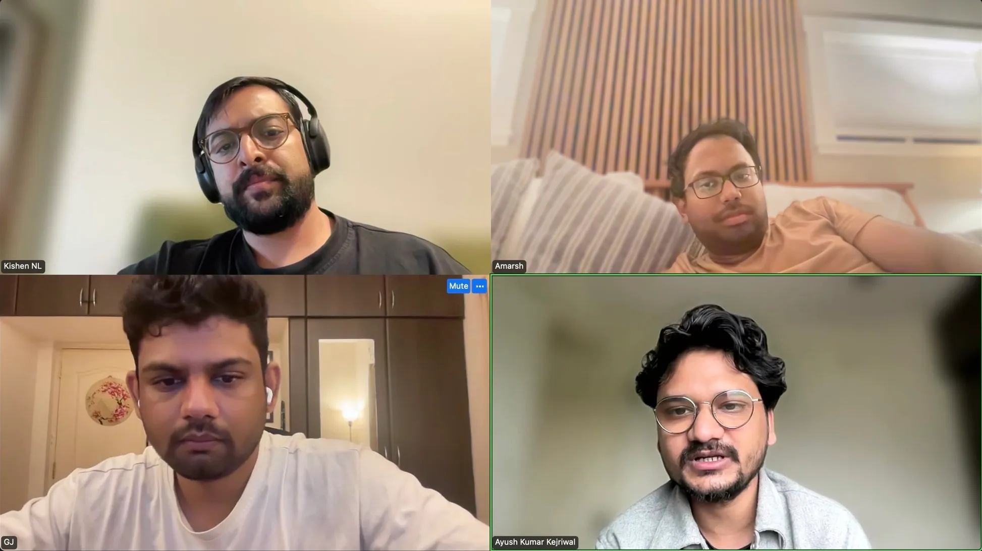 Team Zoom call