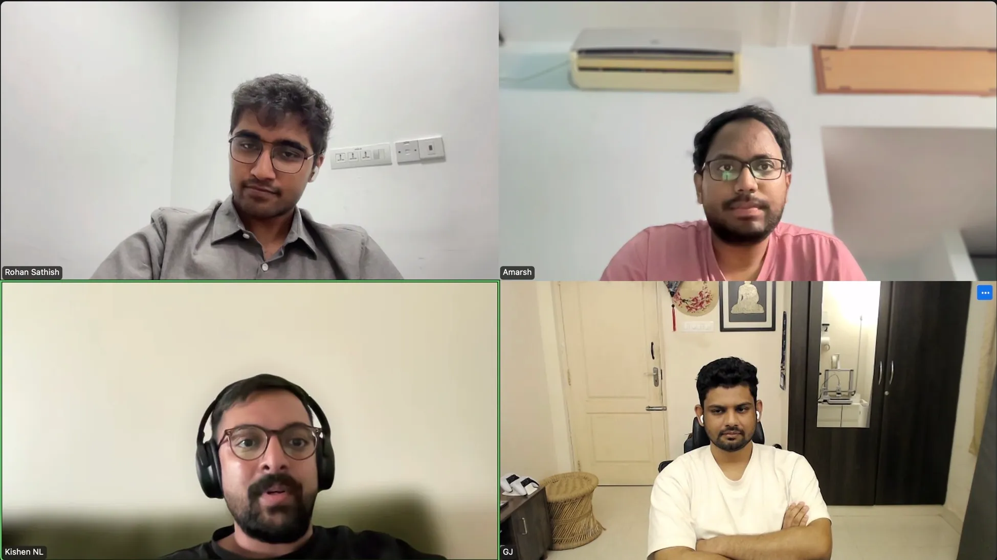 Team Zoom call